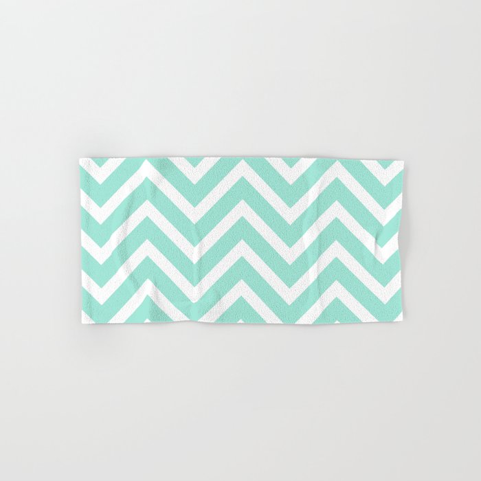 seafoam green towels