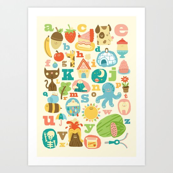ABC Art Print