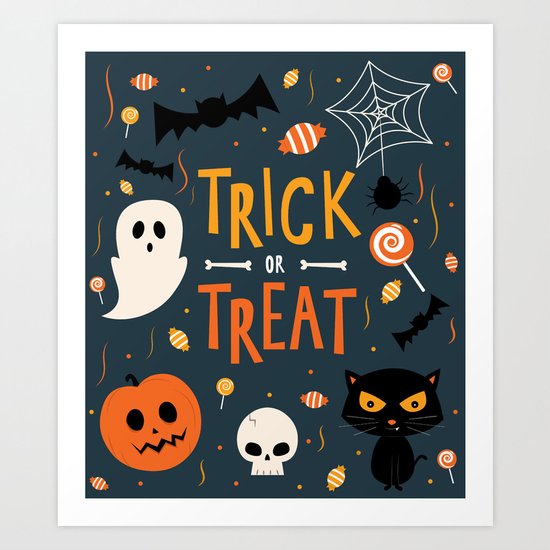 Trick or Treat Art Print