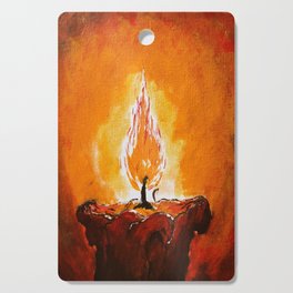 A Lovely flame Cutting Board