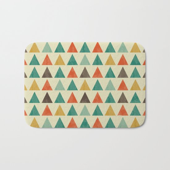 Lovely geometric Pattern VII Bath Mat