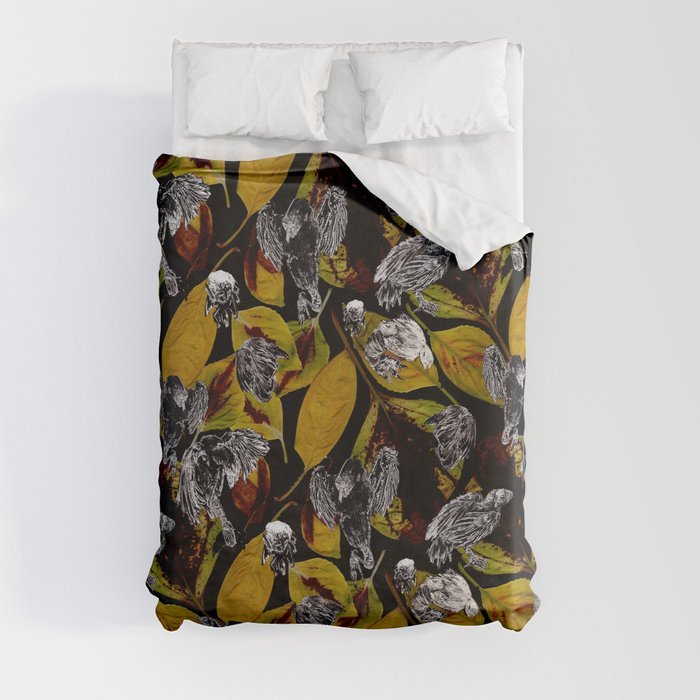 Baba Leaf Pile Duvet Cover