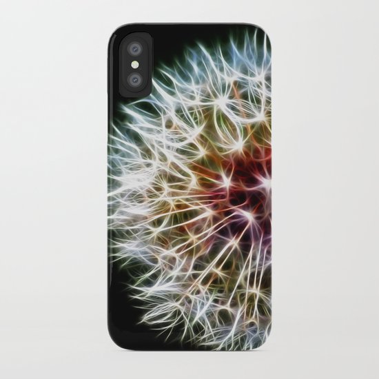 Fractal dandelion iPhone Case