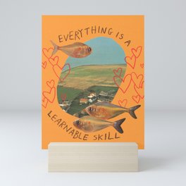 learnable skill Mini Art Print