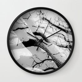 Tree Division in Mono Wall Clock