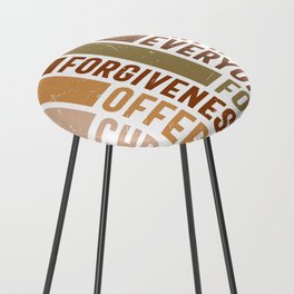 Christ Offers Forgiveness For Everyone Counter Stool