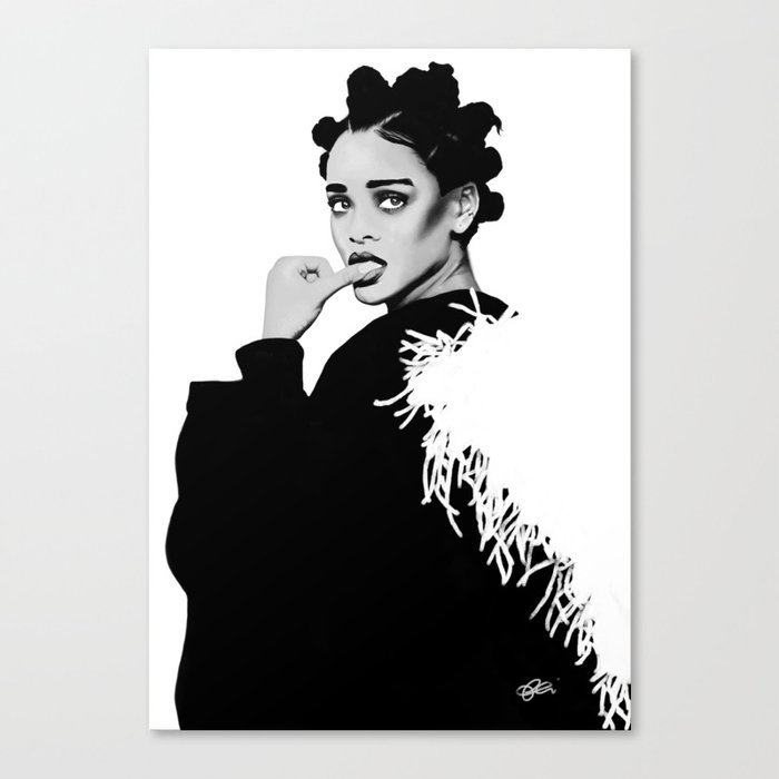 Rihanna Anti Love On The Brain Canvas Print By Chiaracarnevali Society6