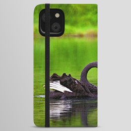 Black Swan Katikati New Zealand iPhone Wallet Case