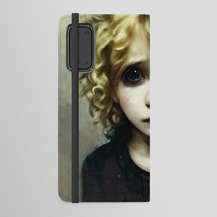 Black-eyed Child 16 Android Wallet Case