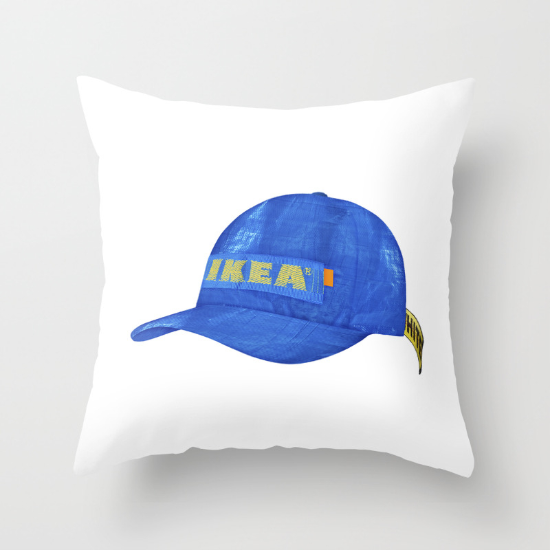Ikea X Off White Throw Pillow By Showmetype Society6