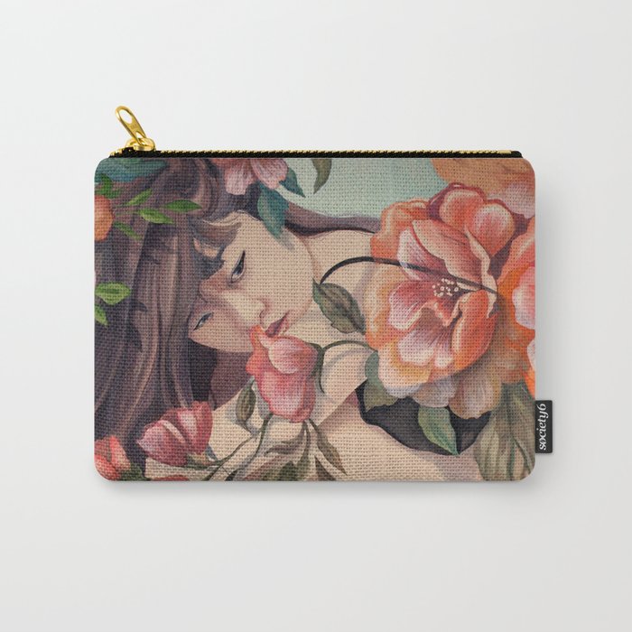 Steal Blossom Carry-All Pouch