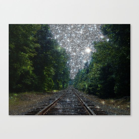 Train Tracks Dream Canvas Print
