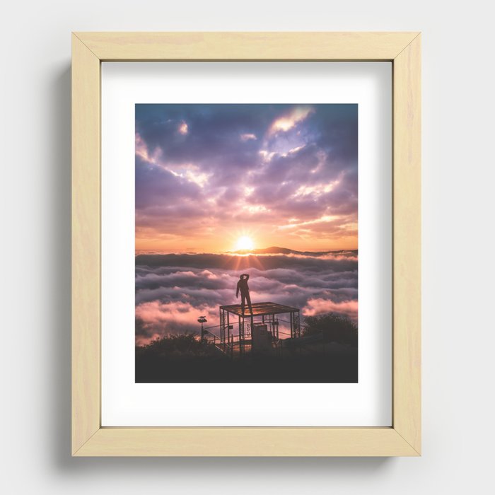 Above and Below Recessed Framed Print