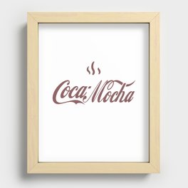 Coca Mocha Recessed Framed Print
