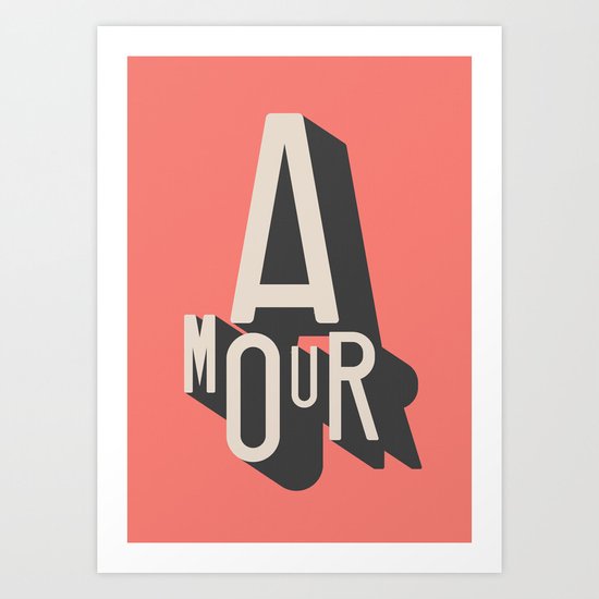 Amour Art Print