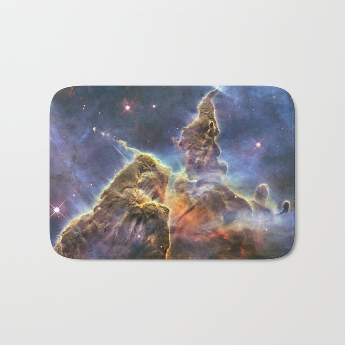 carina carina and her fuzzy psychedelia | space 012 Bath Mat