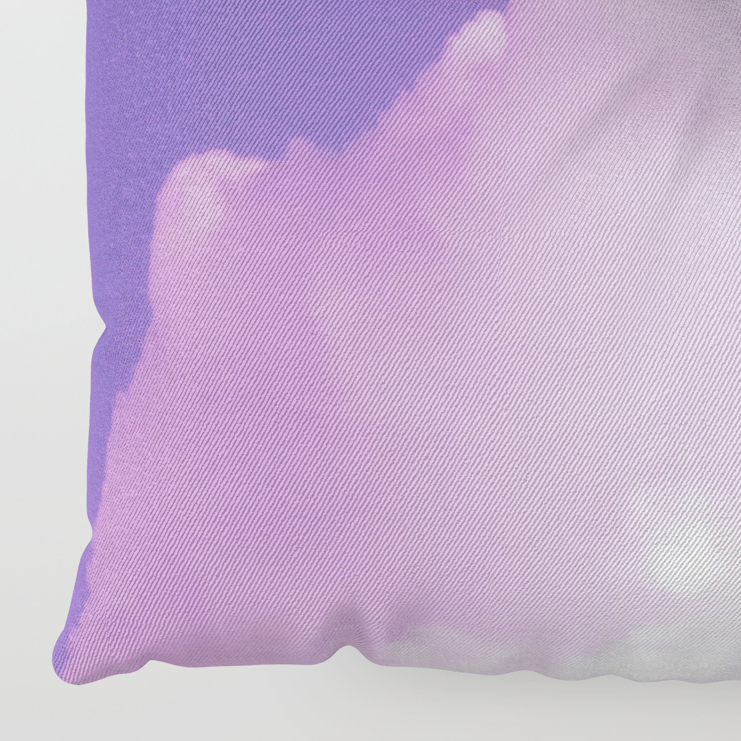 Big Fluffy Cloud Against A Purple Sky Beautiful Cloud And