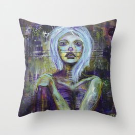 Vanishing - Consumed By Sadness Throw Pillow