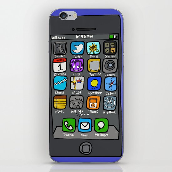 iPhone by Jenny iPhone & iPod Skin