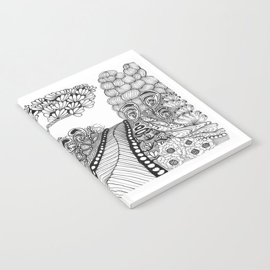 Zentangle Illustration - Road Trip Notebook