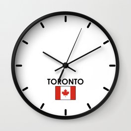 Toronto Time Zone Newsroom Wall Clock Wall Clock