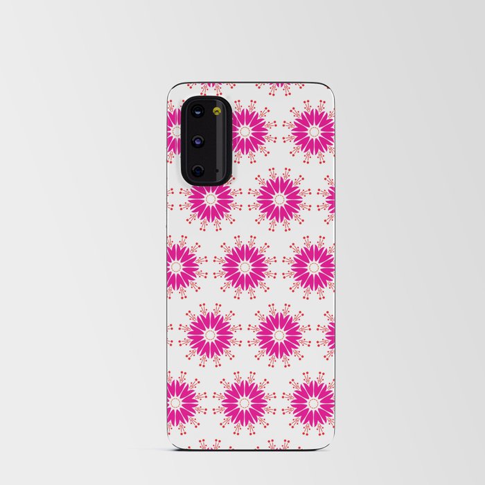 Flowers Abstract Pattern Design Mini Art Print Android Card Case