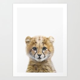 Cute Cheetah Art Prints Society6