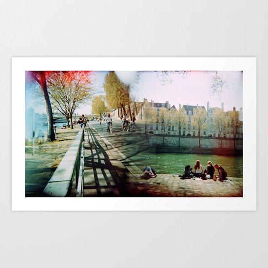 Paris in the Spring Time 2 Art Print