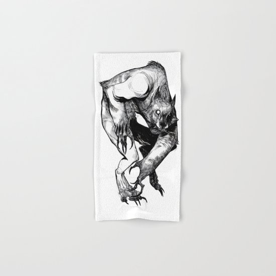 The Werewolf Hand & Bath Towel