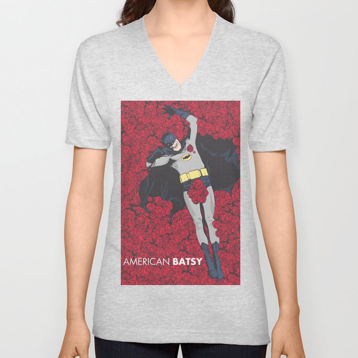 American Batsy V Neck T Shirt