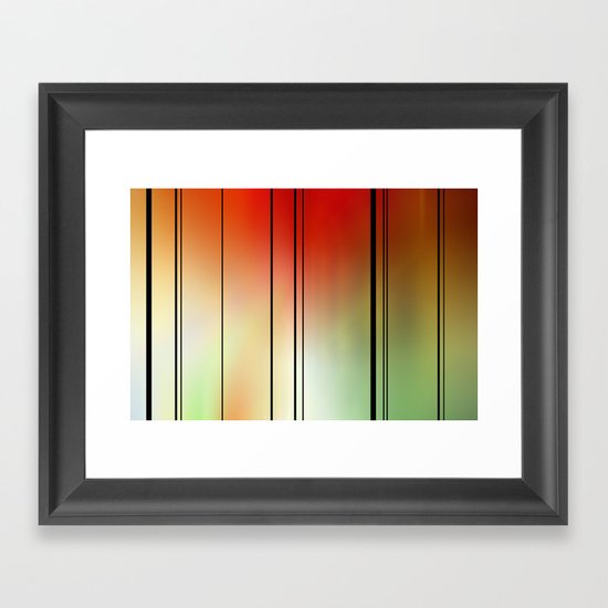 Light spectrum. Framed Art Print