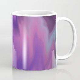 Abstract minted purple fire pattern  Coffee Mug