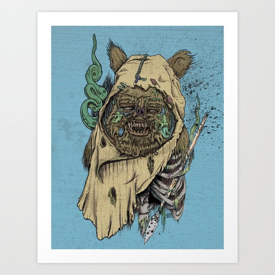 Zombwok Art Print