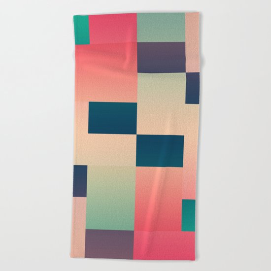 Abstract Summer #society6 #decor #buyart Beach Towel
