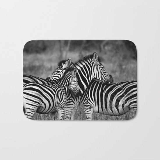 zebras Bath Mat