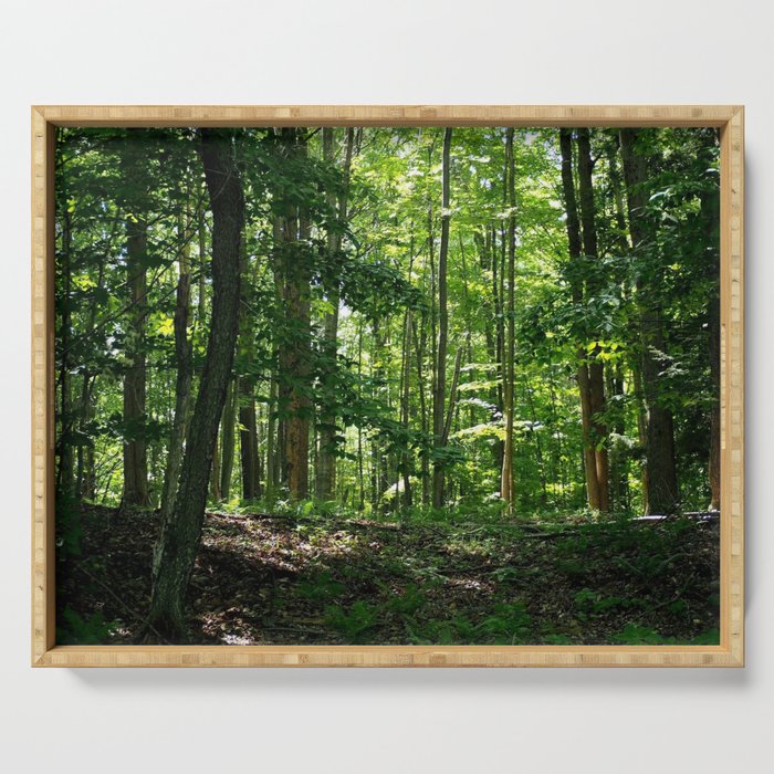 Pine tree woods Serving Tray