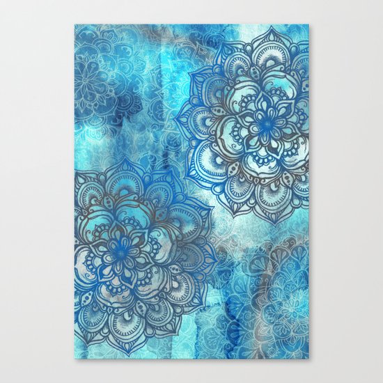Lost in Blue - a daydream made visible Canvas Print