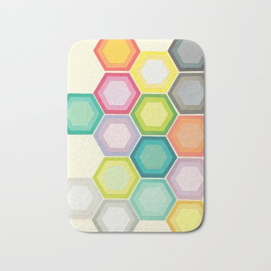 Honeycomb Layers Bath Mat