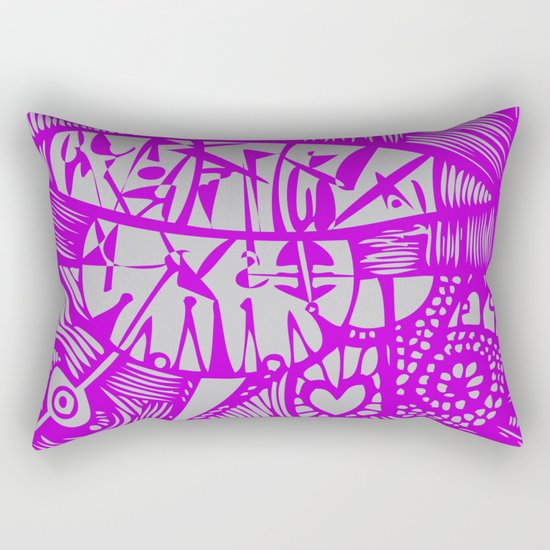 INK#8 Dawn Dance Rectangular Pillow