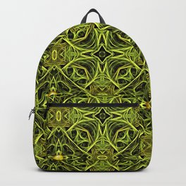 Green Streaks, Golden Orbs Backpack