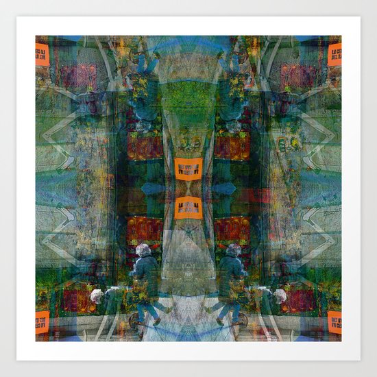 Wednesday 10 April 2013: mixtures initiate obstructive isolationist tweaks: Art Print