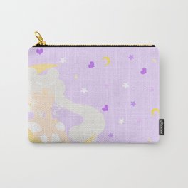Princess of the White Moon Carry-All Pouch | Princess, Cute, Moon, Pattern, Sailor, Heart, Princessserenity, Tsukino, Serenity, Pastel 