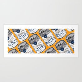 Canned Water Art Print