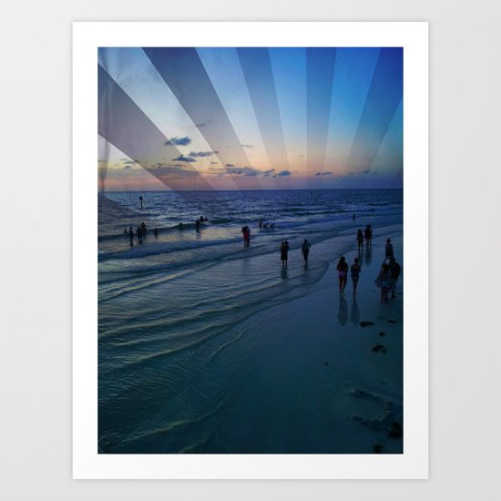 True Blue Art Print
