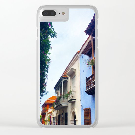 Cartagena Has Stolen My Heart, Mi Corazon Clear iPhone Case