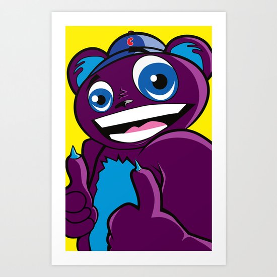 Rad Bear Art Print
