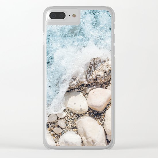 Wave On Clear iPhone Case