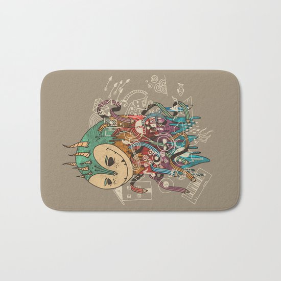 The Doodler Bath Mat