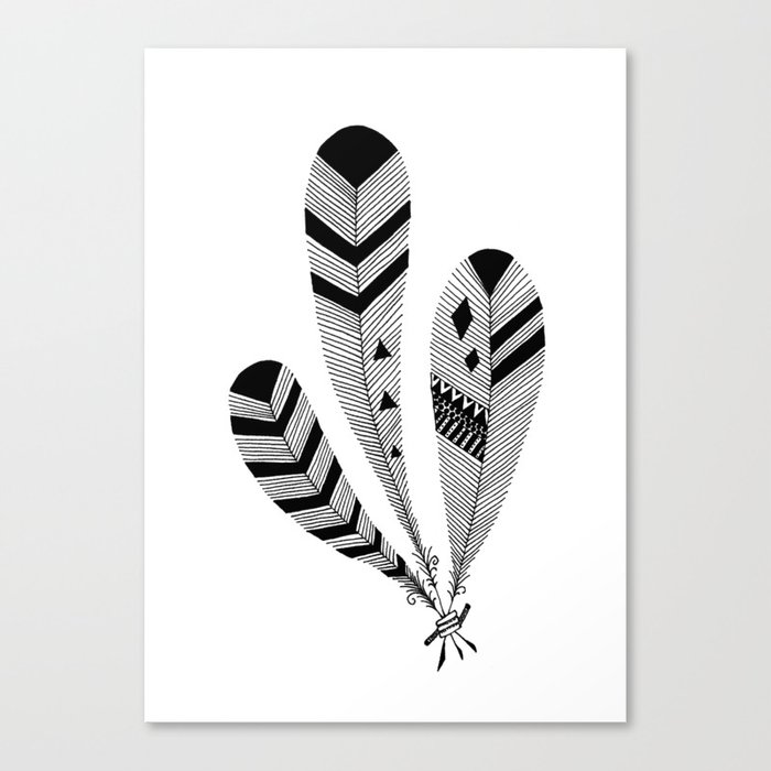 Bound Feathers Canvas Print