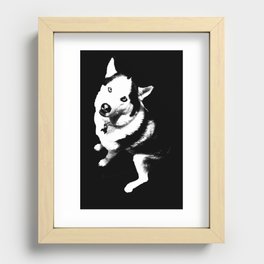 Husky Husky Recessed Framed Print